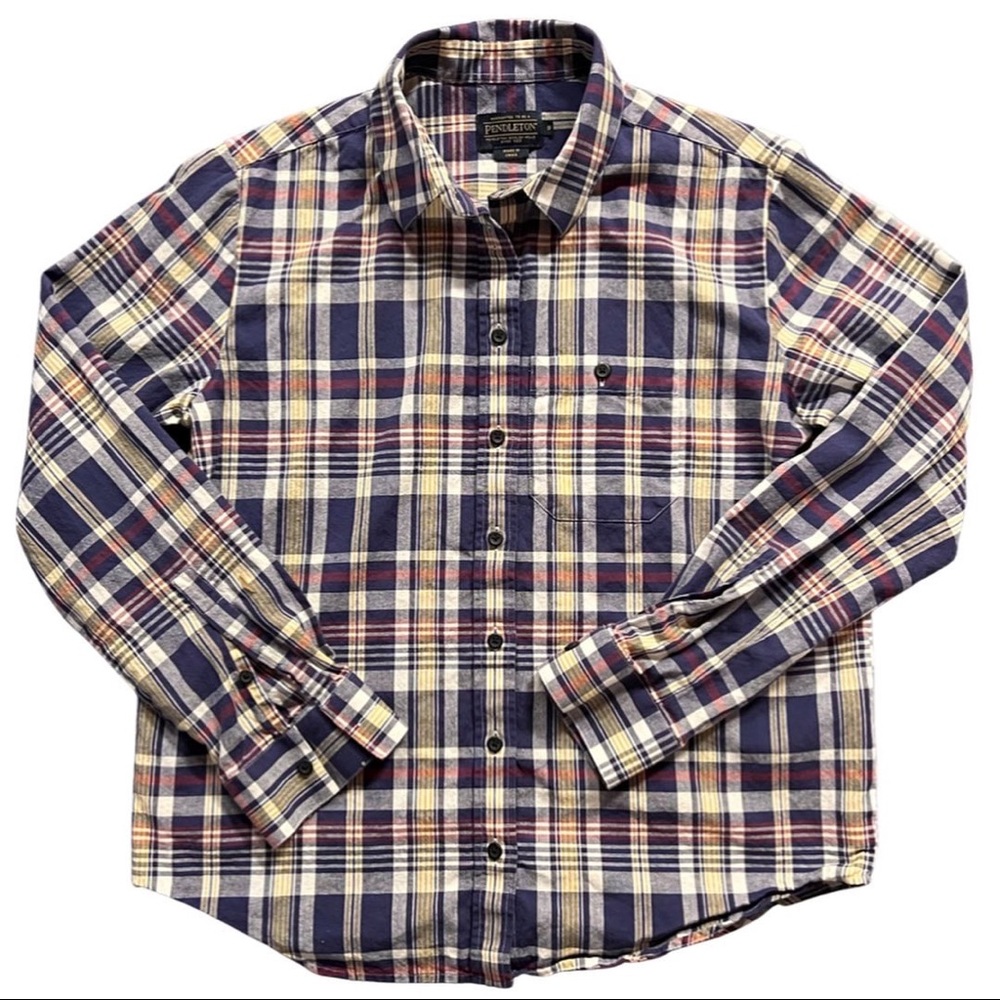 Plaid Pendleton Button Down.